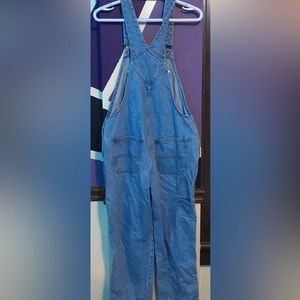 Medium-light blue Old Navy overalls